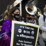 TV Musicians Rally & March through Times Square to Demand a Fair Contract from ABC, CBS, NBC